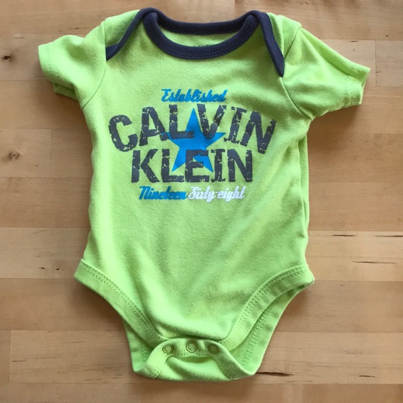 Calvin Klein Green&Gray Bodysuit and Pants Combo - Picture 2 of 5